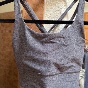 lululemon Gray Sports Bra